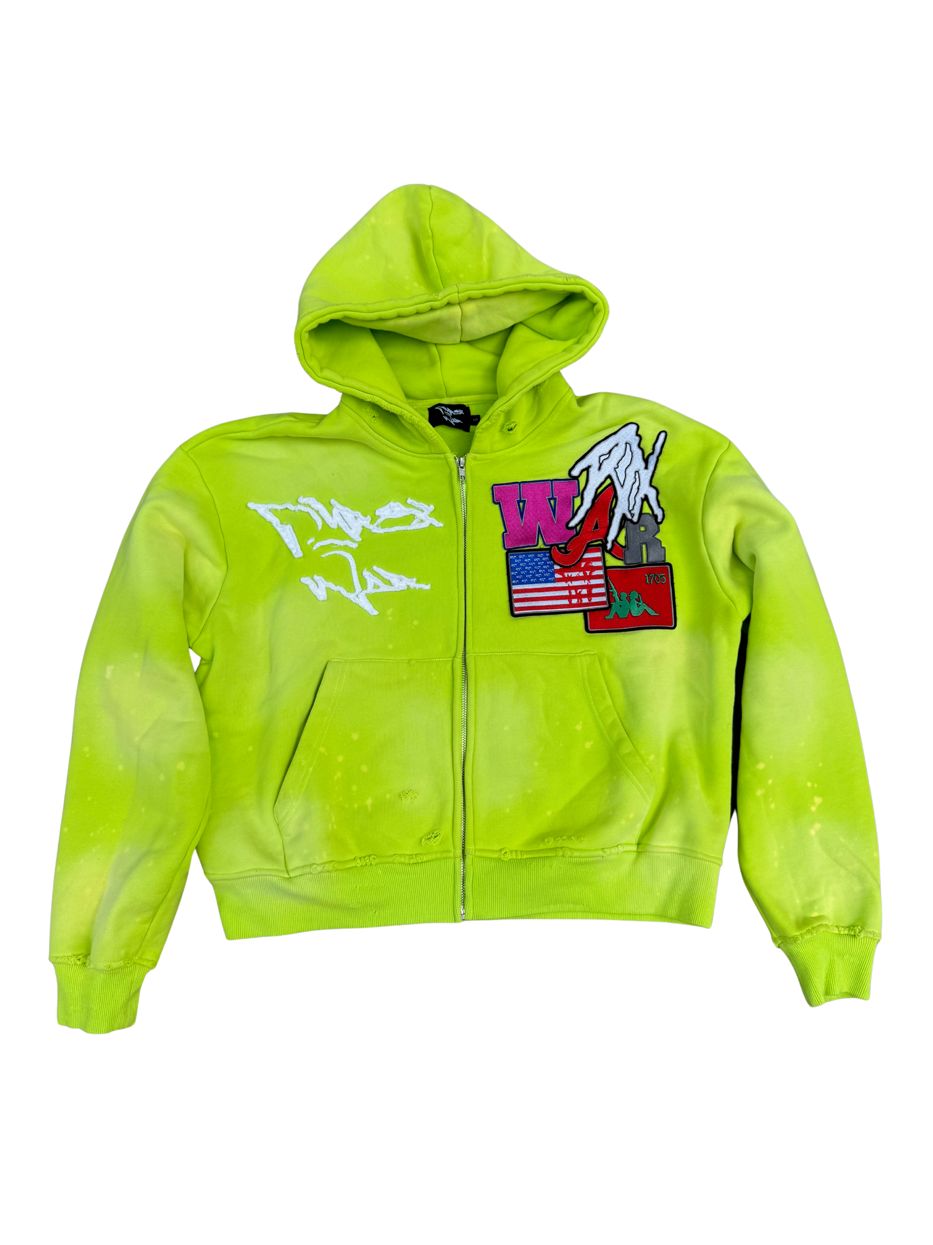 GREEN PYREX ZIP UP